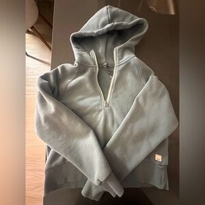 Vuori Women's Gray Cowl Neck Hoodie